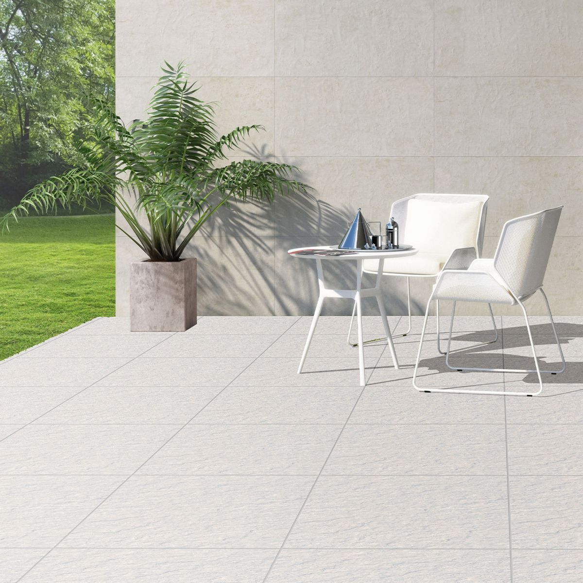 CELIMA - Gres Porcelanico Blanco Rustico 60x60cm 1.44m2