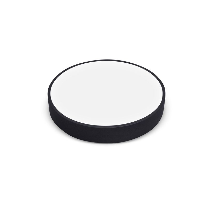 DIXON LIGHTING - Plafón Borde Negro Mica 3 Luces 48W