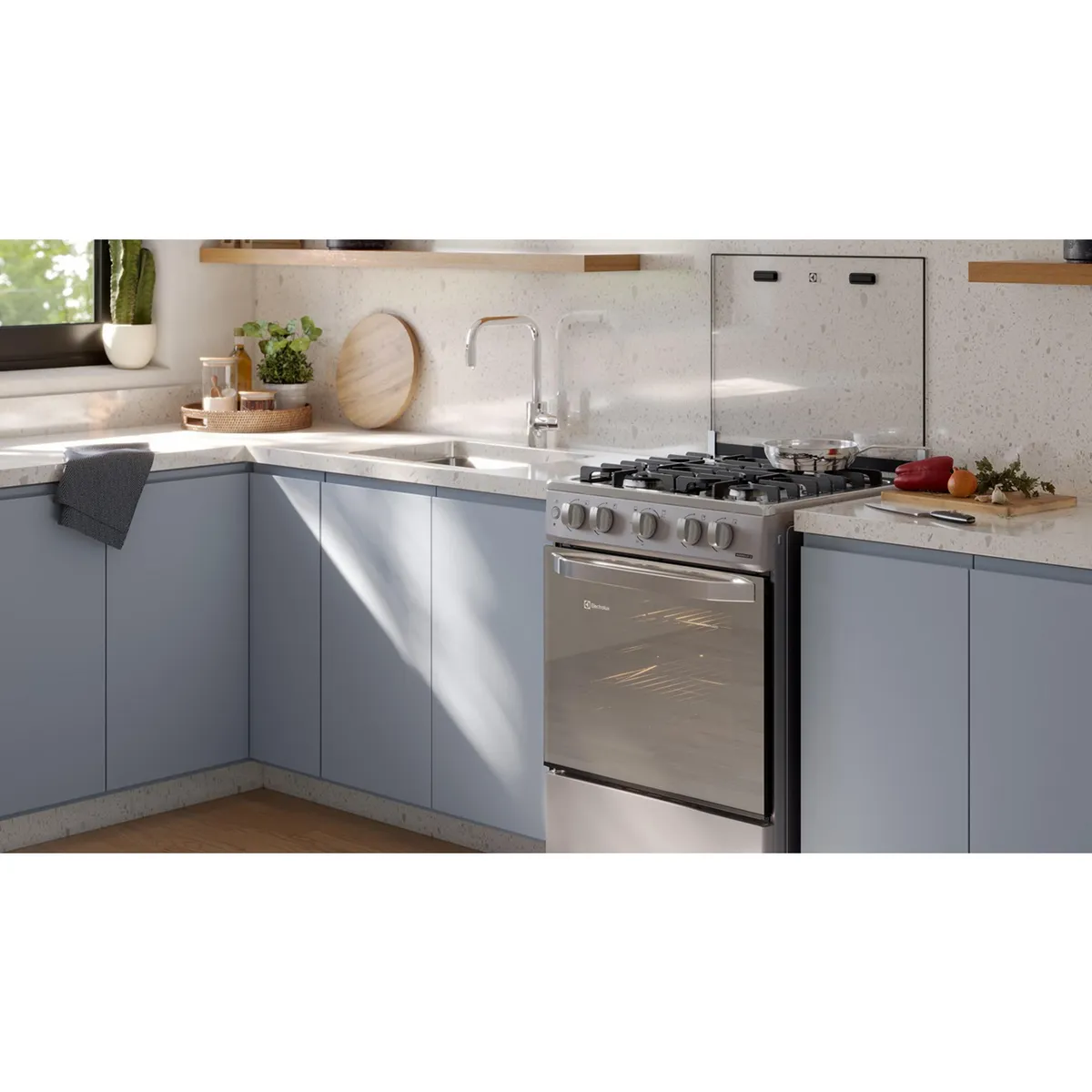 ELECTROLUX - Cocina a Gas 4 Quemadores FE4PMR