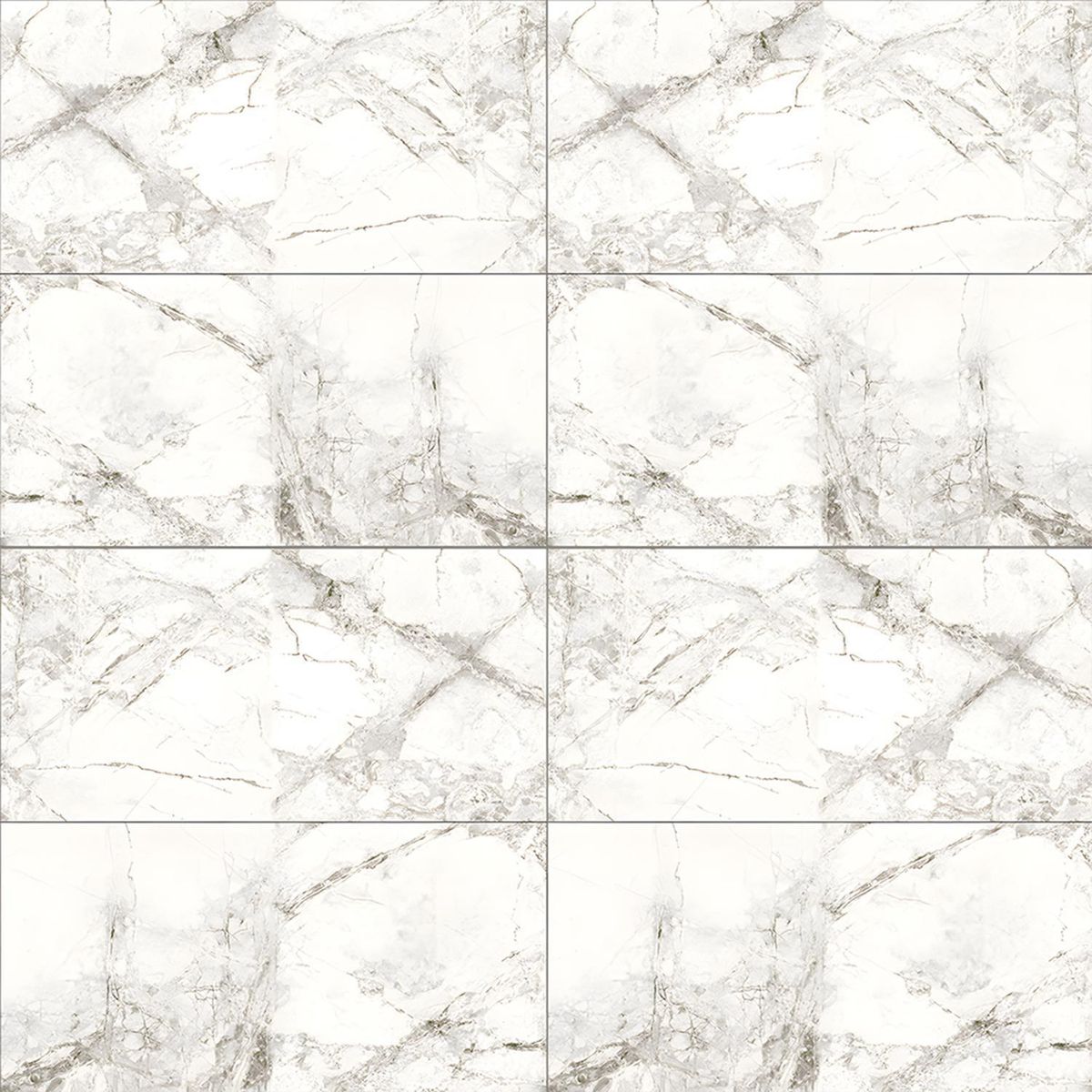 GRAIMAN - Porcelanato Blanco Marmol 60x120cm 2.16m2 Amalfi