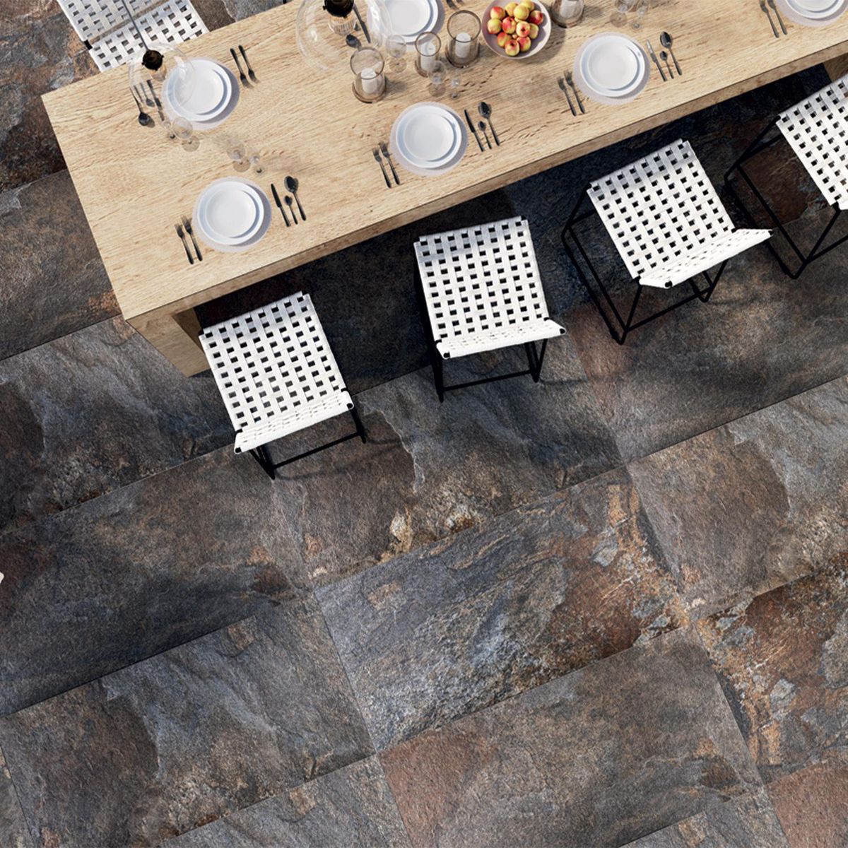 GRAIMAN - Porcelanato Narvi Antracita Mate 60x120cm 2.16m2