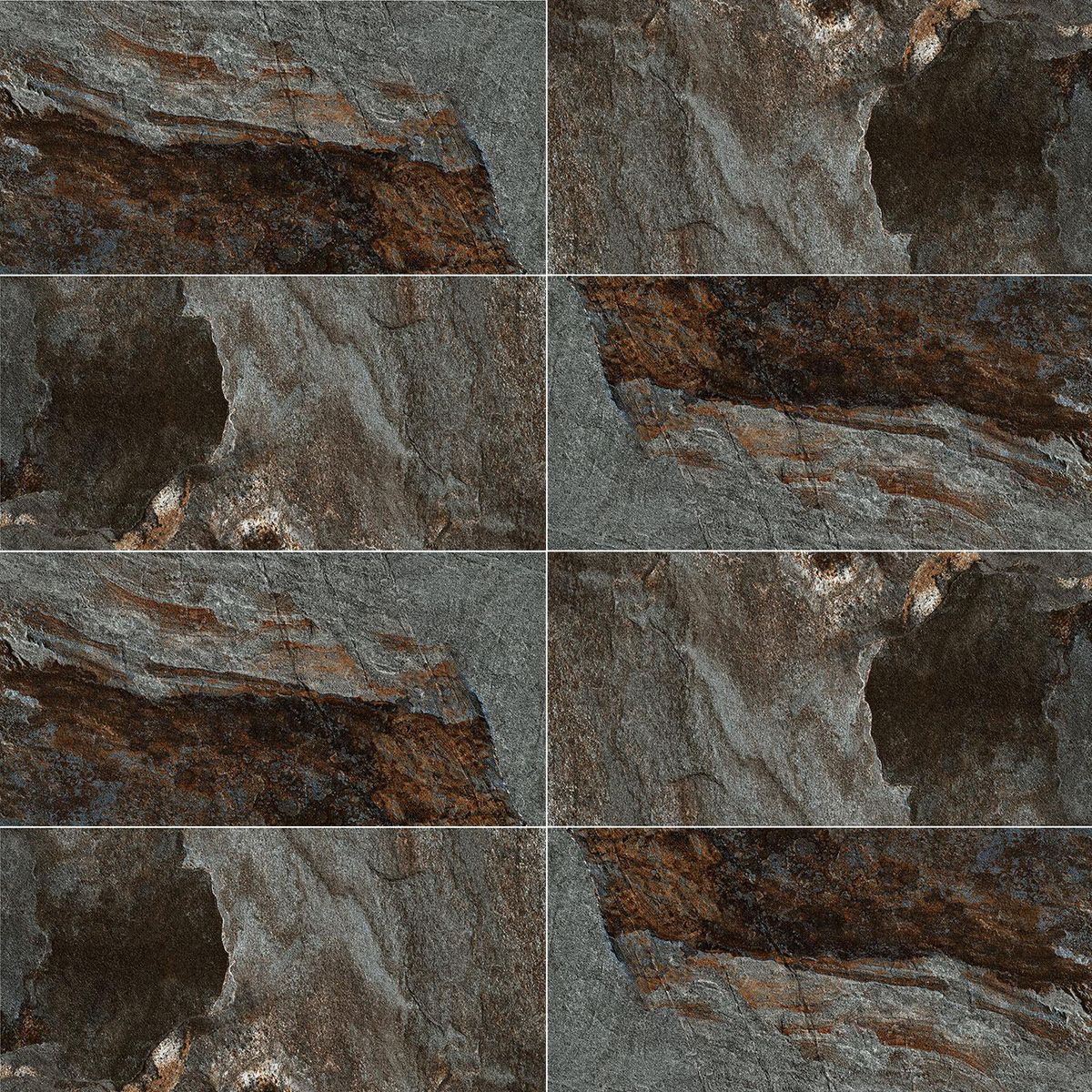 GRAIMAN - Porcelanato Narvi Antracita Mate 60x120cm 2.16m2