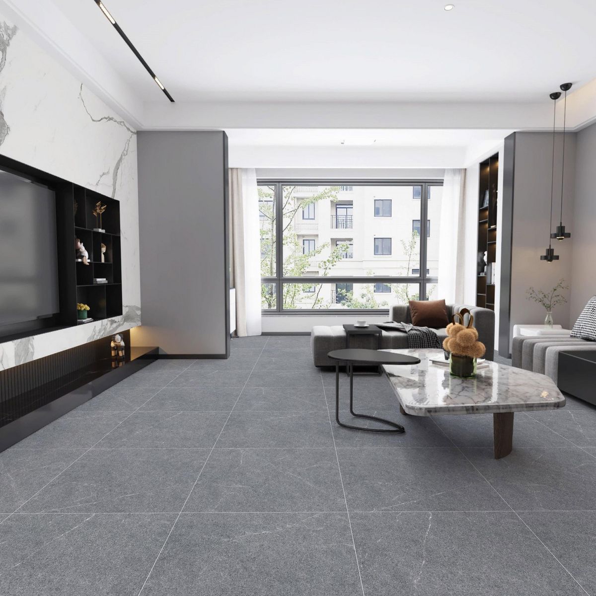 KLIPEN - Porcelanato Saturn Light Grey Rustic 60x60cm 1.44m2