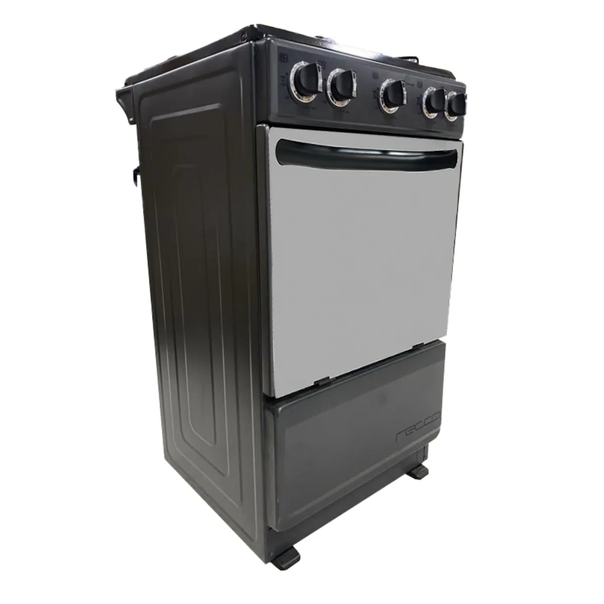 RECCO - Cocina 20" Grafito 4 Hornillas Miami