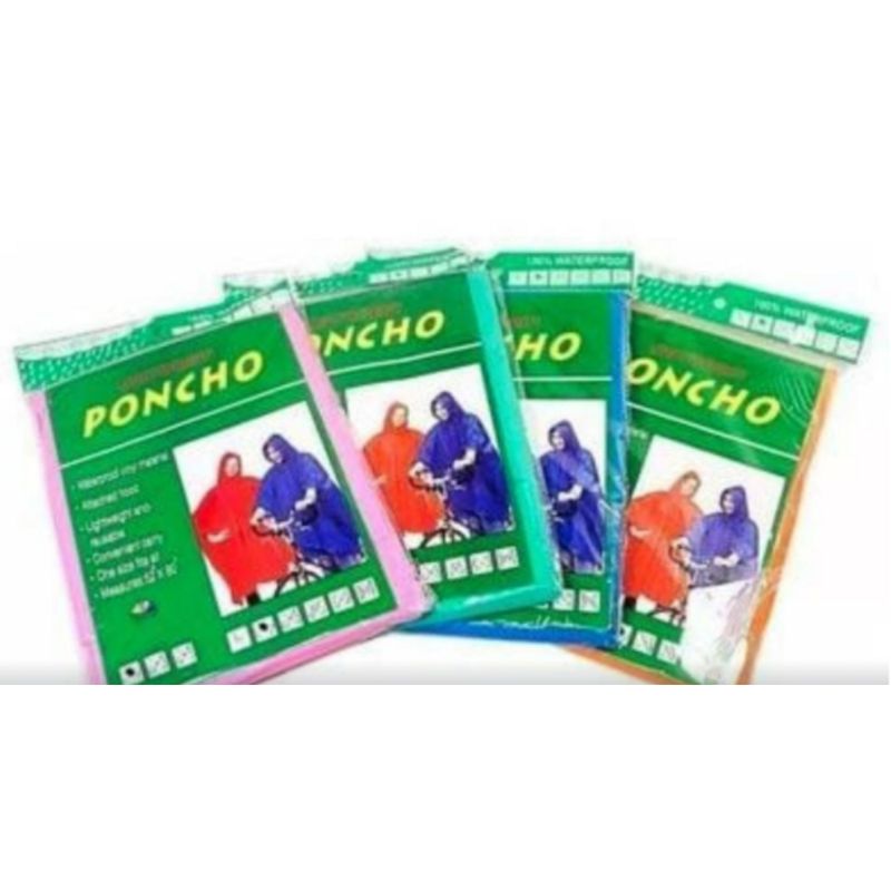 WALL SAFETY - Poncho para Lluvia Descartable