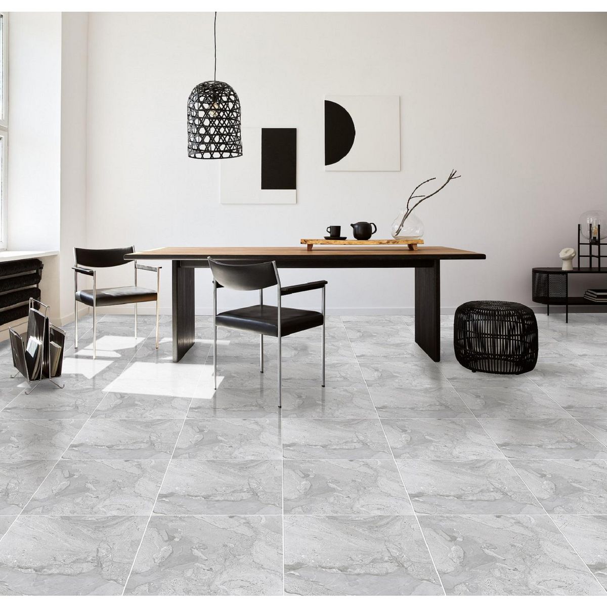 SAN LORENZO - Cerámica Gris Cementicio 45X45cm 2.29m2 Nassau