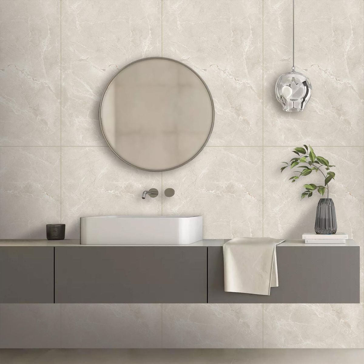 - Porcelanato Alboran 60x120 Marmolizado 1.44m2