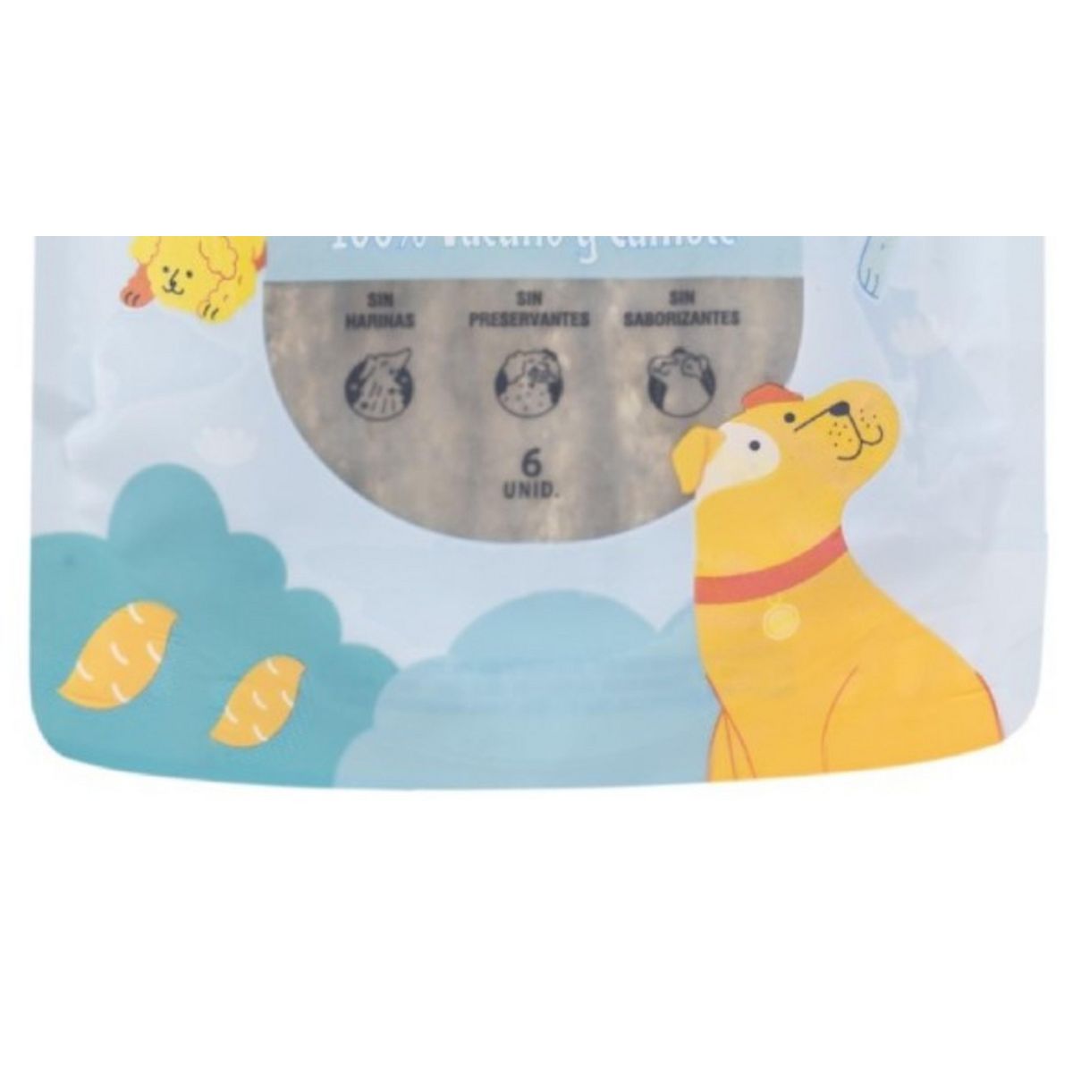 DENTITOY - Barritas De Ganado Vacuno Y Camote 6 Unid