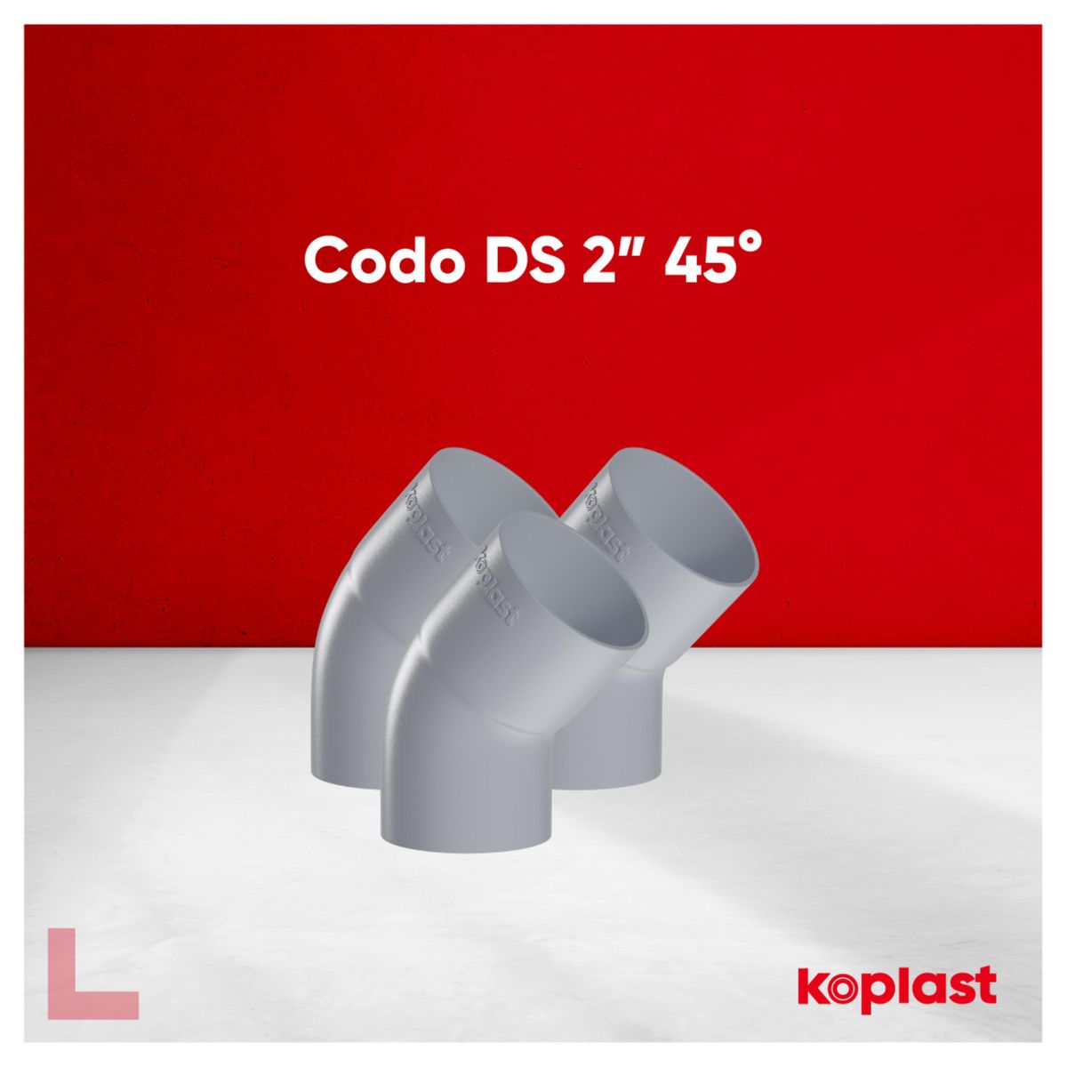 KOPLAST - Codo Iny 2" X 45° Sp Desague