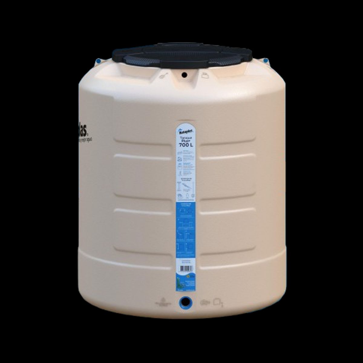 ROTOPLAS - Tanque Plus 700L Arena Rotoplas + Accesorios