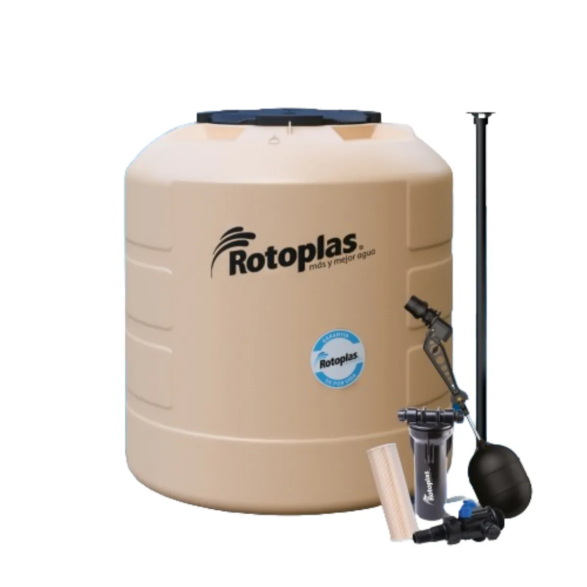ROTOPLAS - Tanque Plus 1100L Arena Rotoplas + Accesorios