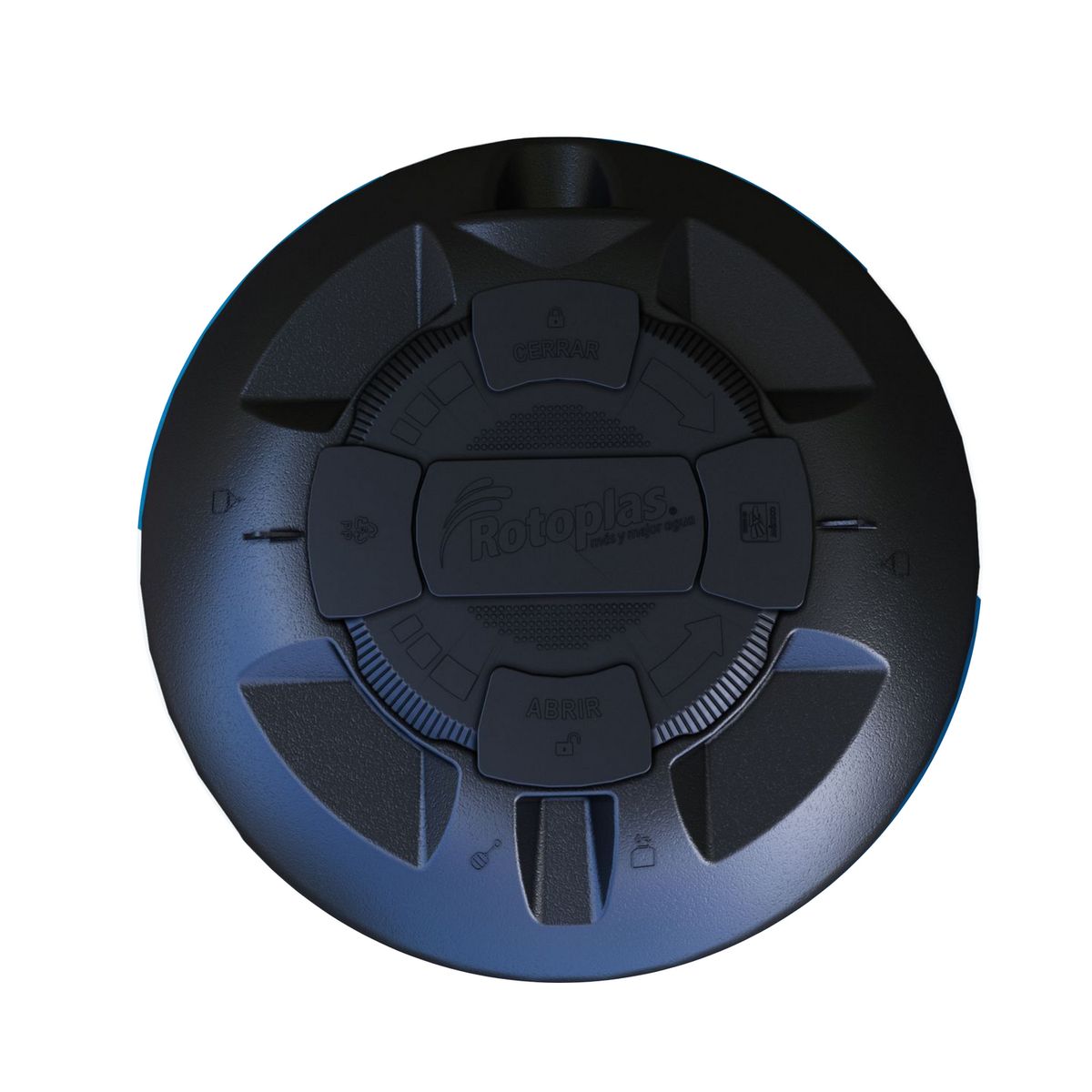 ROTOPLAS - Tanque Plus 1100L Negro Rotoplas + Accesorios