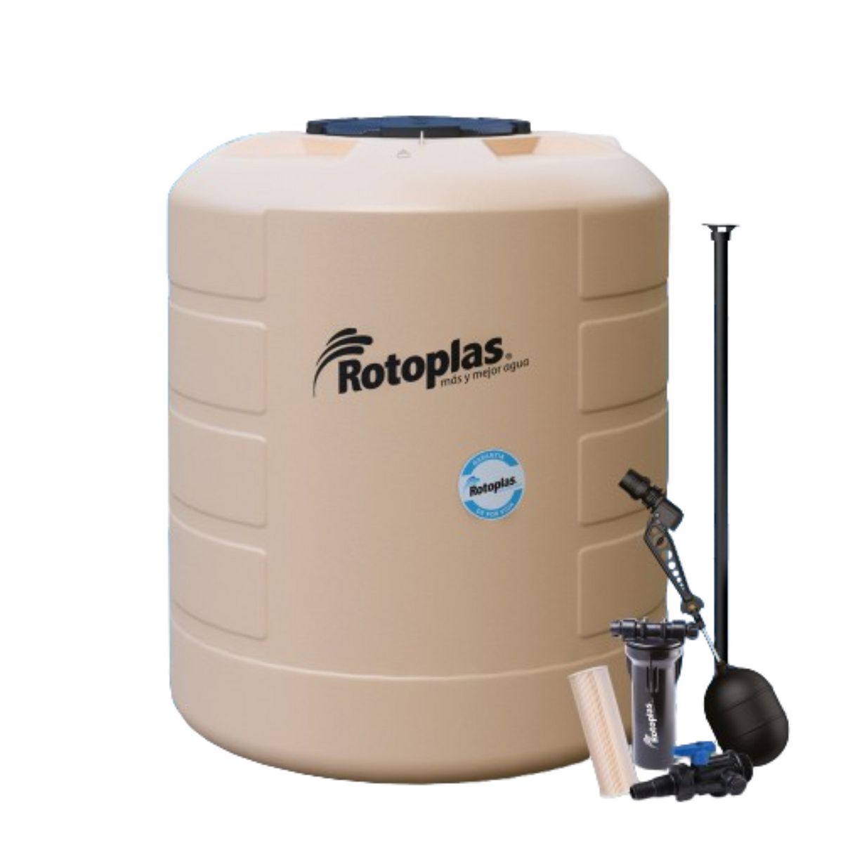 ROTOPLAS - Tanque Plus 2500L Arena Rotoplas + Accesorios