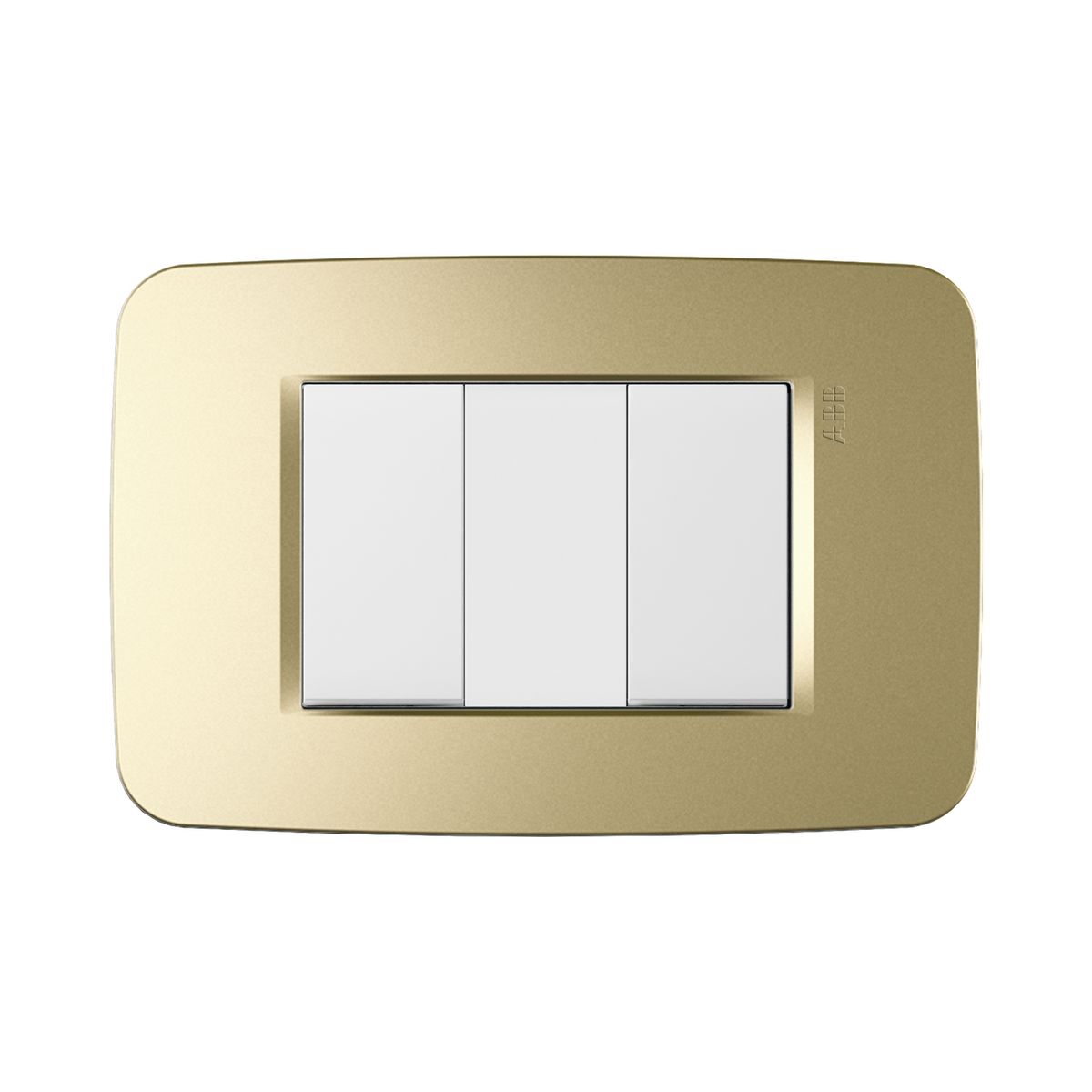 ABB - Interruptor Doble 1M+1M Champagne Origen Abb