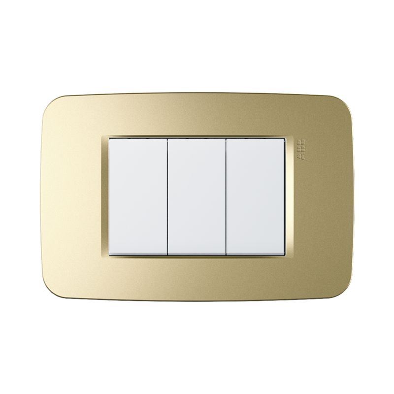 ABB - Conmutacion Triple 1M+1M+1M Champagne Origen Abb