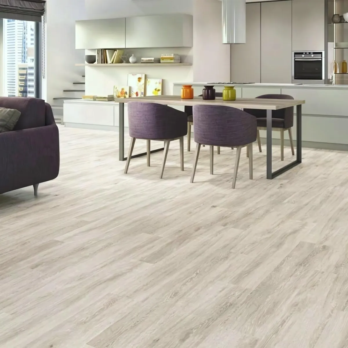 BALDOCER - Porcelanato Beige 20x120cm 1.20m2 Mate MaryLand Haya