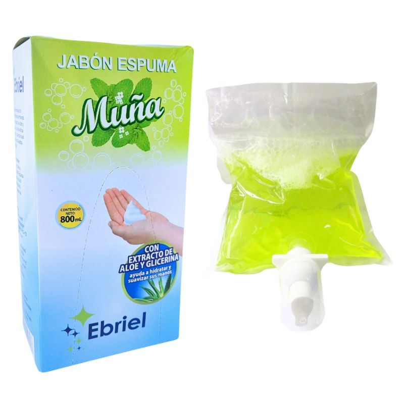 EBRIEL - JABON ESPUMA MUÑA 800