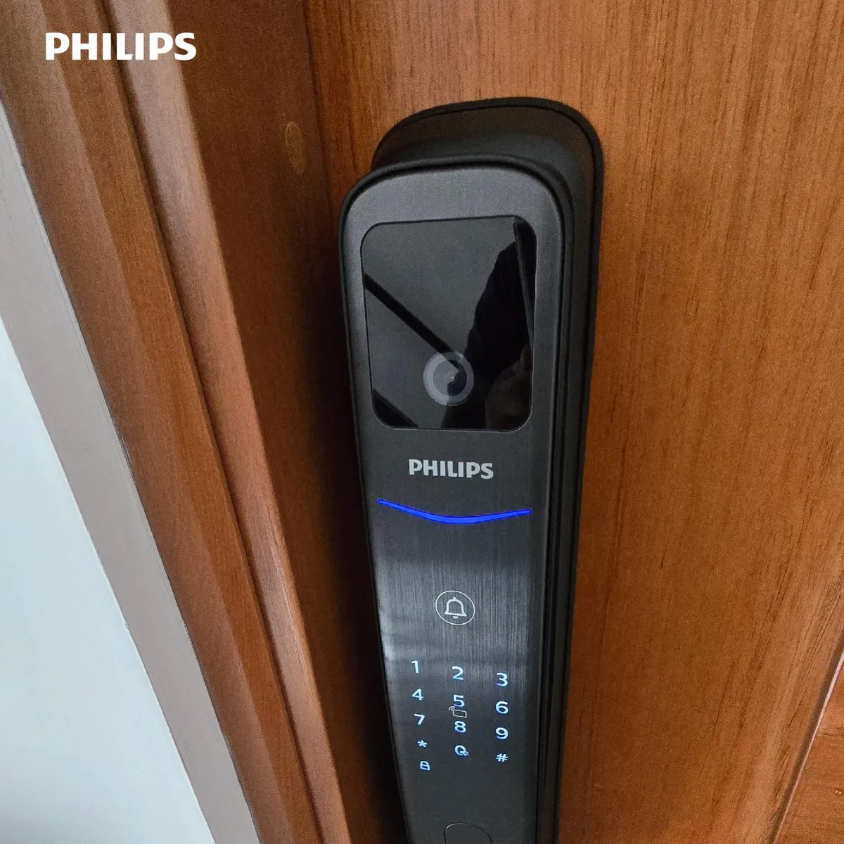 PHILIPS - Cerradura Inteligente Philips 702FVP-7HWS Facial 3D