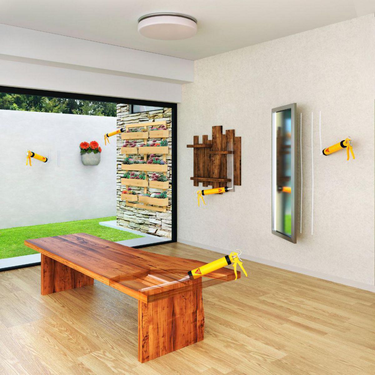 SIKA - Adhesivo para Construcción Sikaflex 116 290 ml