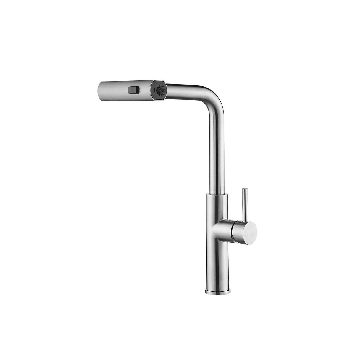 ITALGRIF - Monocomando de Mueble Inoxidable con Pico Extraíble Satinado