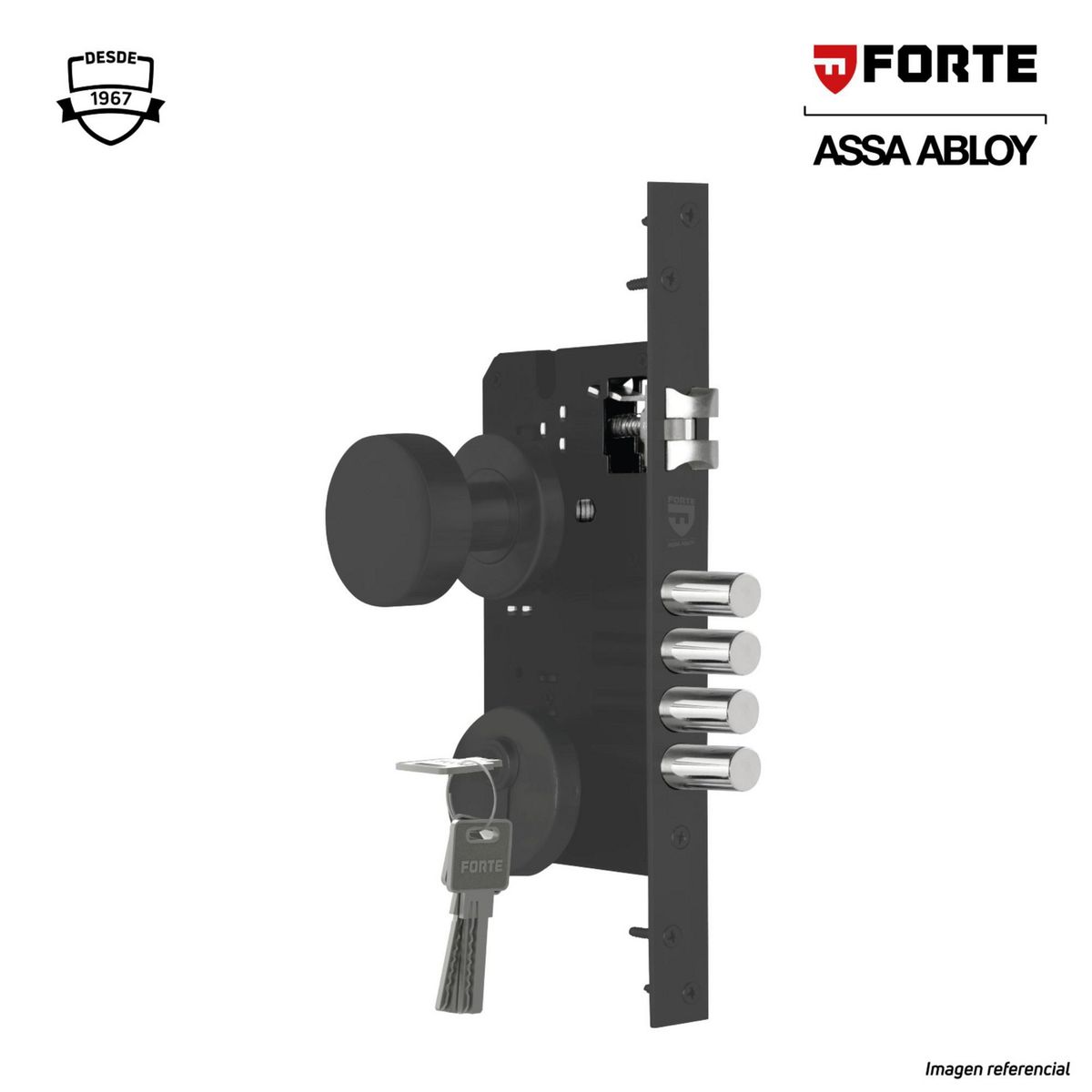 FORTE - CERR. EMB. ESTANDAR NEGRO MATE FORTE 2G REV