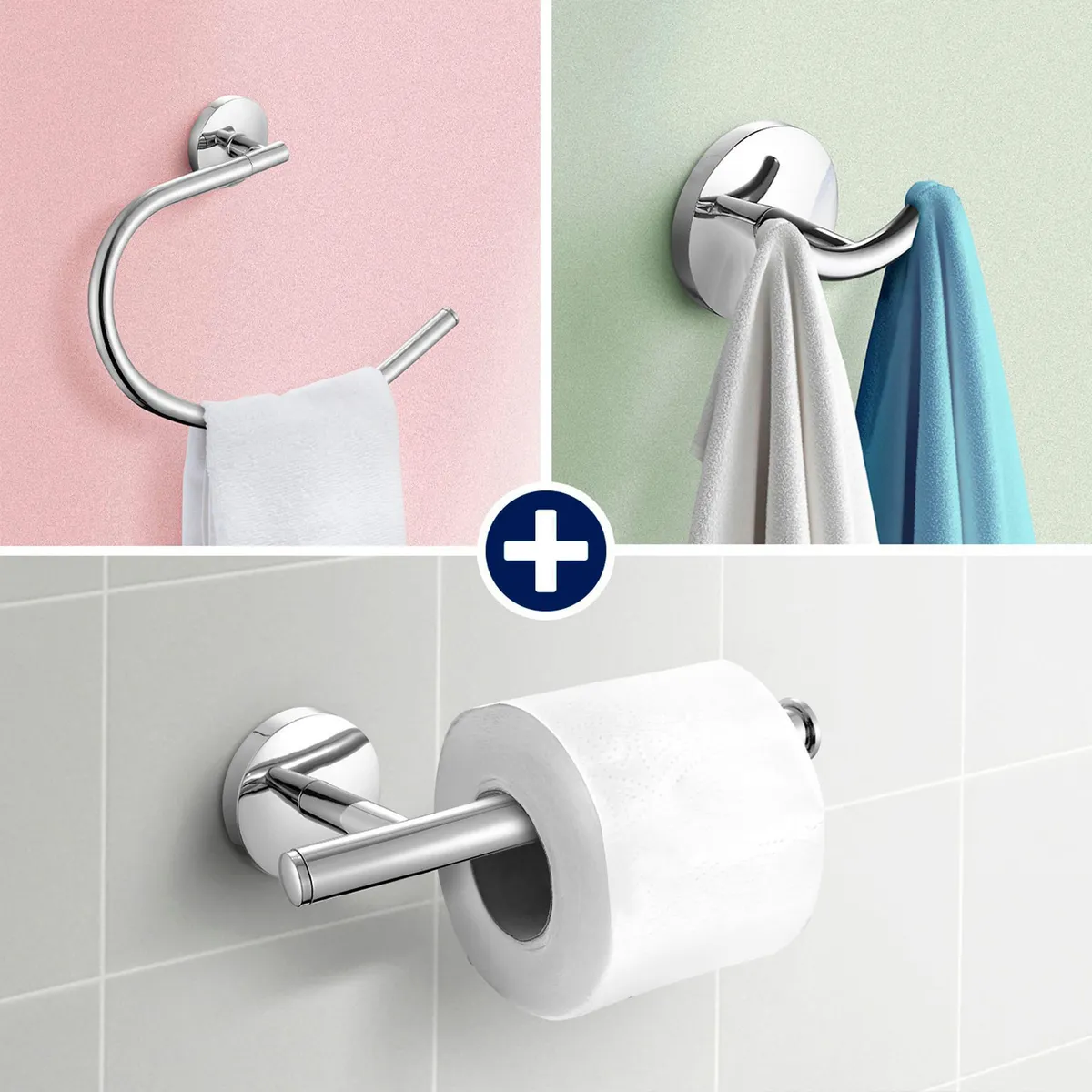 ITALGRIF - KIT ACC BAÑO ARUBA 3 PZAS CR