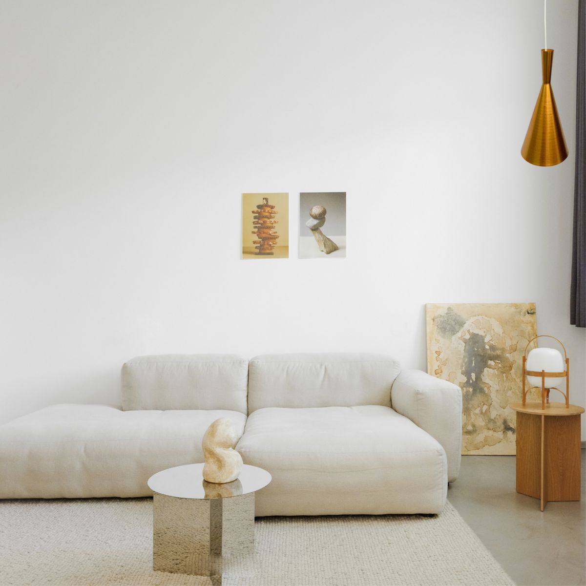 GZ LIGHTING - Lámpara Colgante de Techo 1 Luz Alisson Dorada