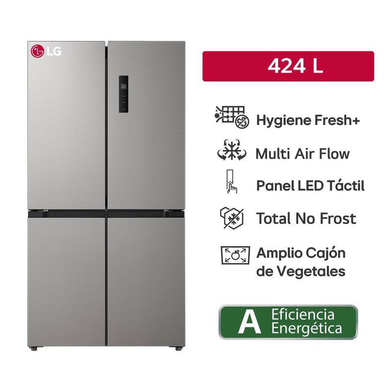 LG - Refrigeradora LG French Door 424L