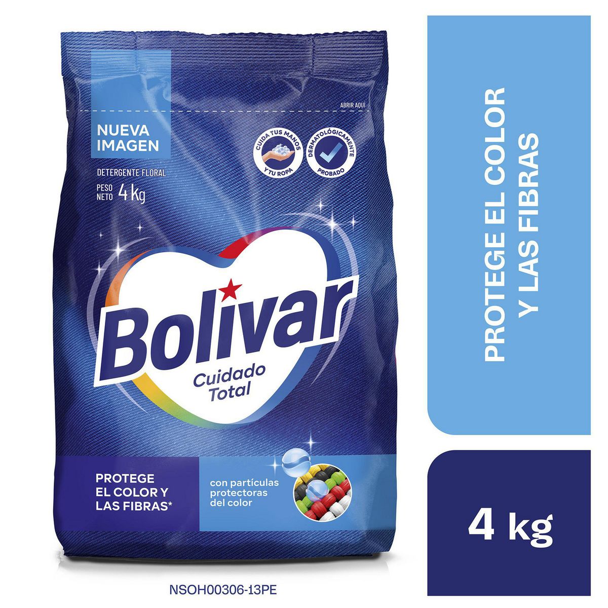 BOLIVAR - Detergente Bolívar Cuidado Total 4Kg