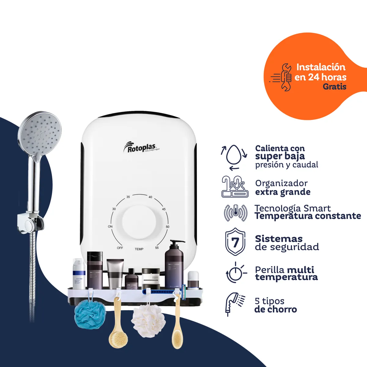 ROTOPLAS - Terma Instantánea Sensation Plus