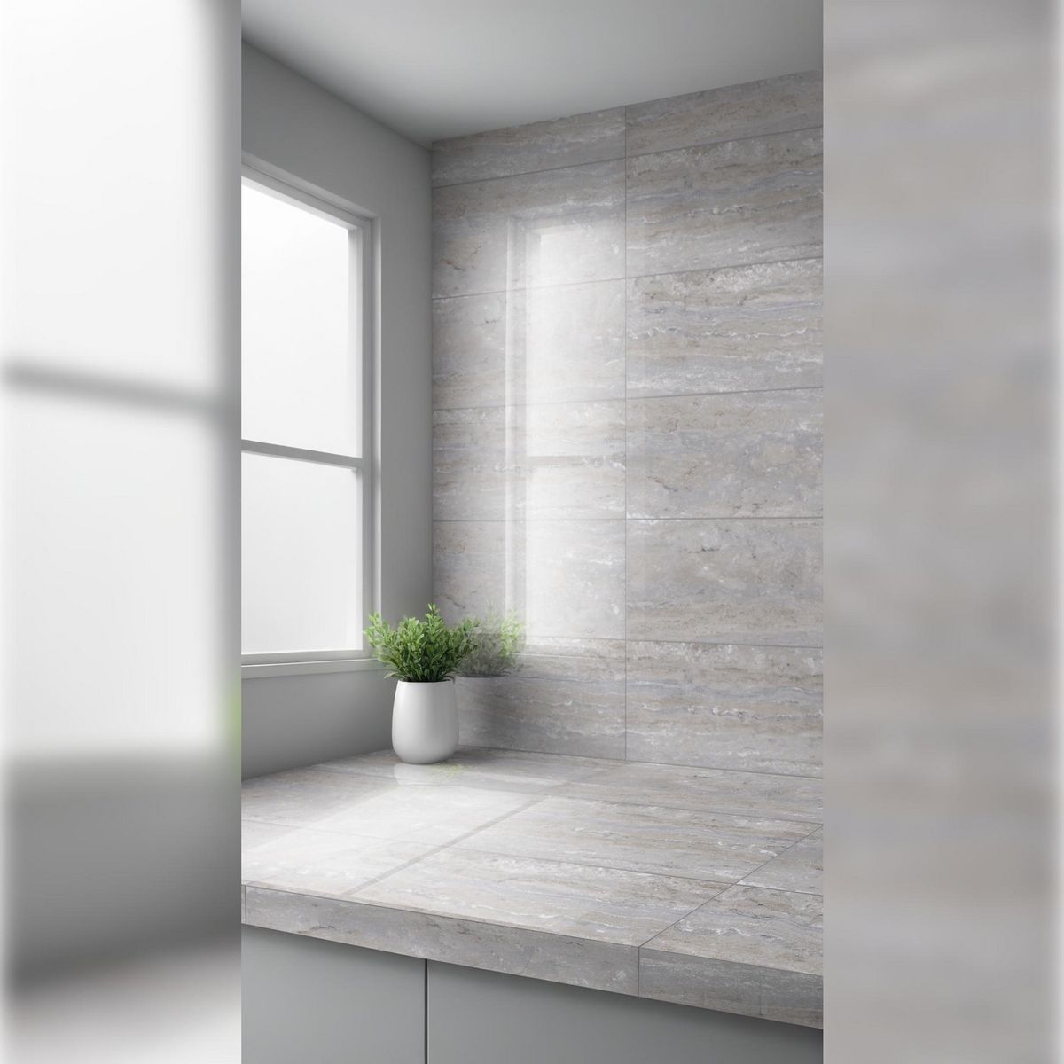 GALA - Cerámica Marmolizado Travertino 30x60cm 1.44m2