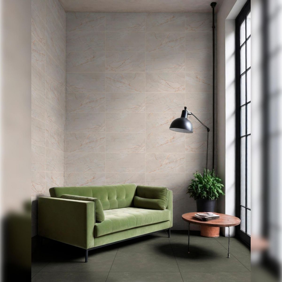 GALA - Cerámica Marmolizado Estela Hueso 30x60cm 1.44m2