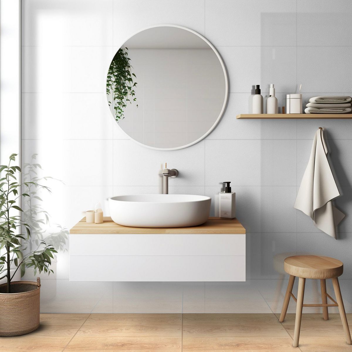 GALA - Cerámica Lisa Blanco Brillo 30x60cm 1.44m2