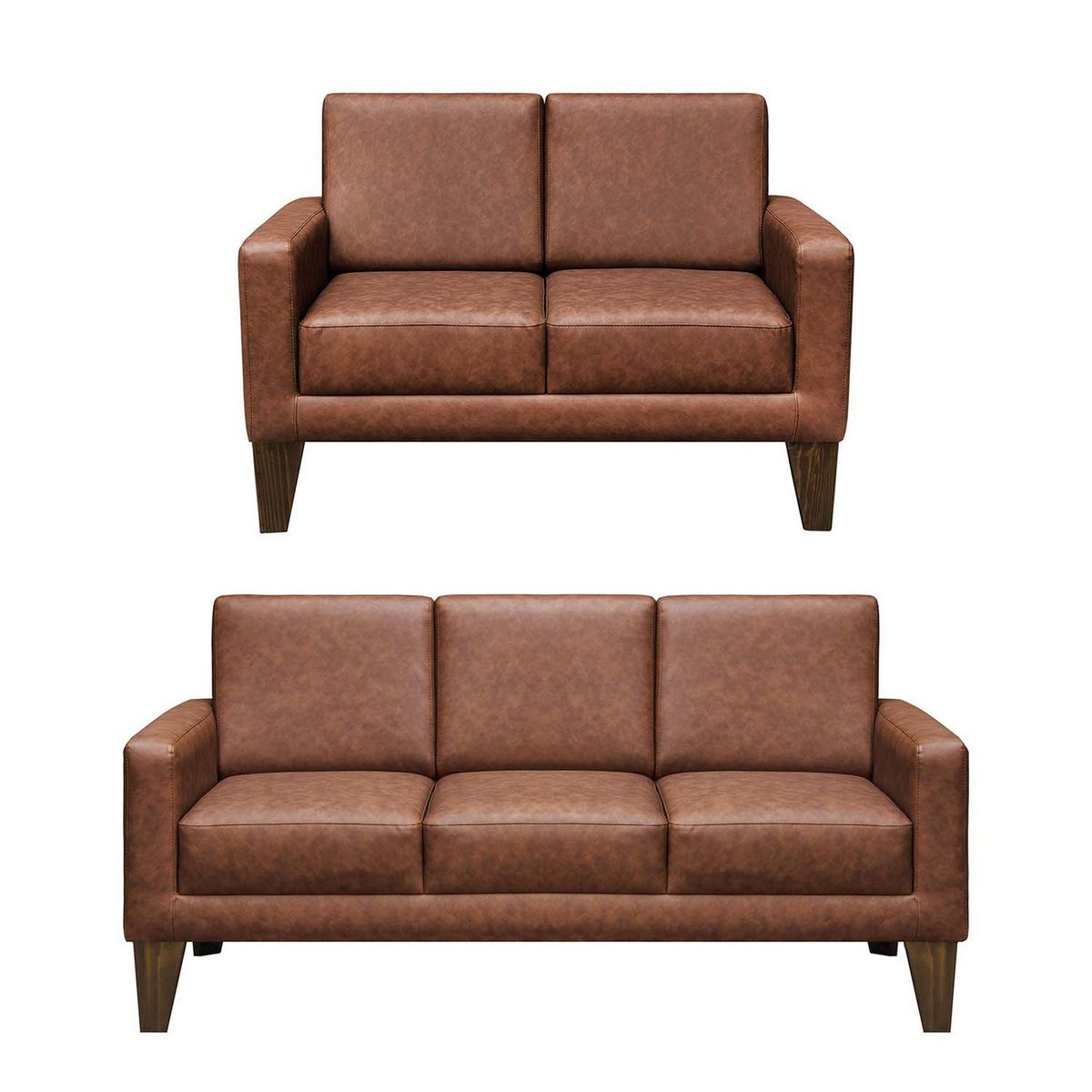 FORLI - Juego de Sala Lineal Sofia Tabaco 3-2