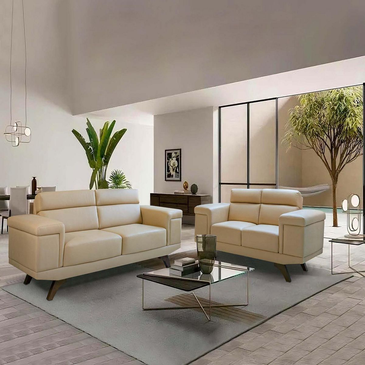 FORLI - Juego de Sala Aliyah 3-2 Beige