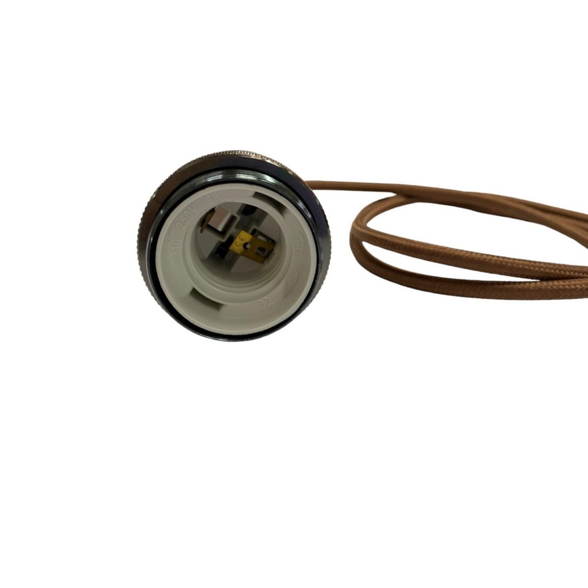 GZ LIGHTING - Colgante E27 con Cable Bronce
