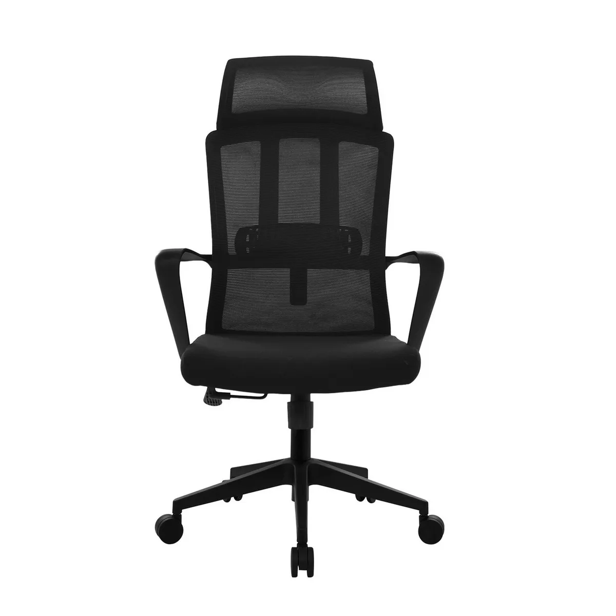 BONNO - Silla de Escritorio Max con Cabecero Negro Bonno