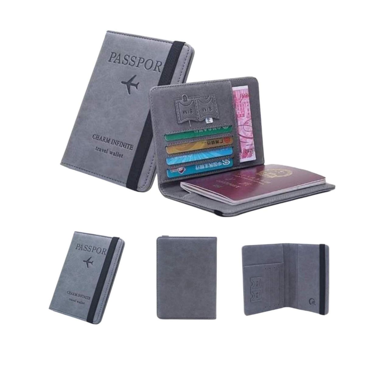 GENERICO - Organizador de Pasaporte y Documentos de Viaje