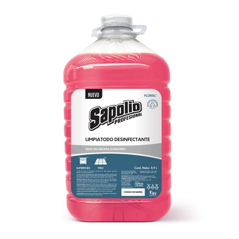 SAPOLIO - Limpiatodo Sapolio Floral 4.9L