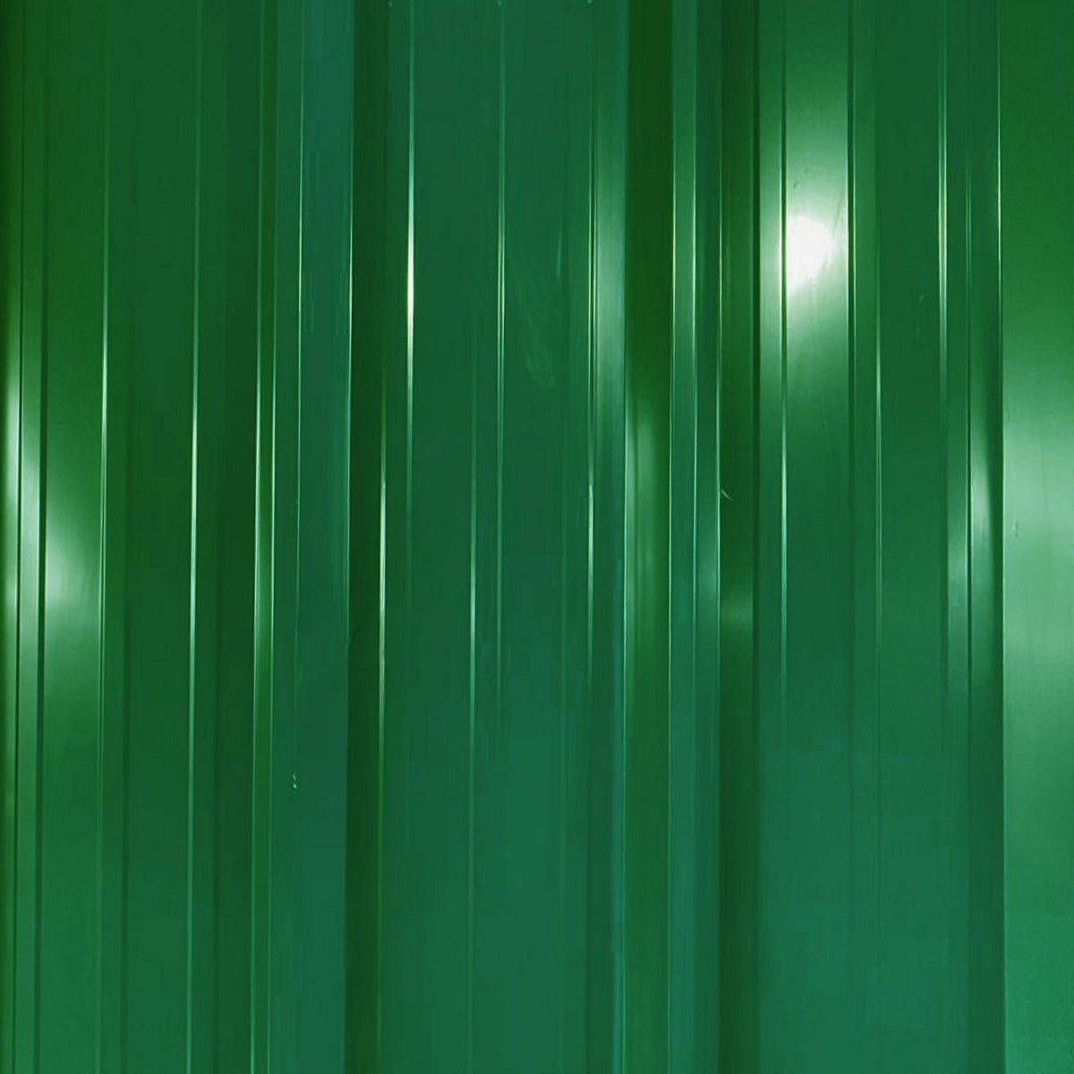 GENERICO - Techo Aluzinc Verde Junco Metal 1x3.6mx0.3mm