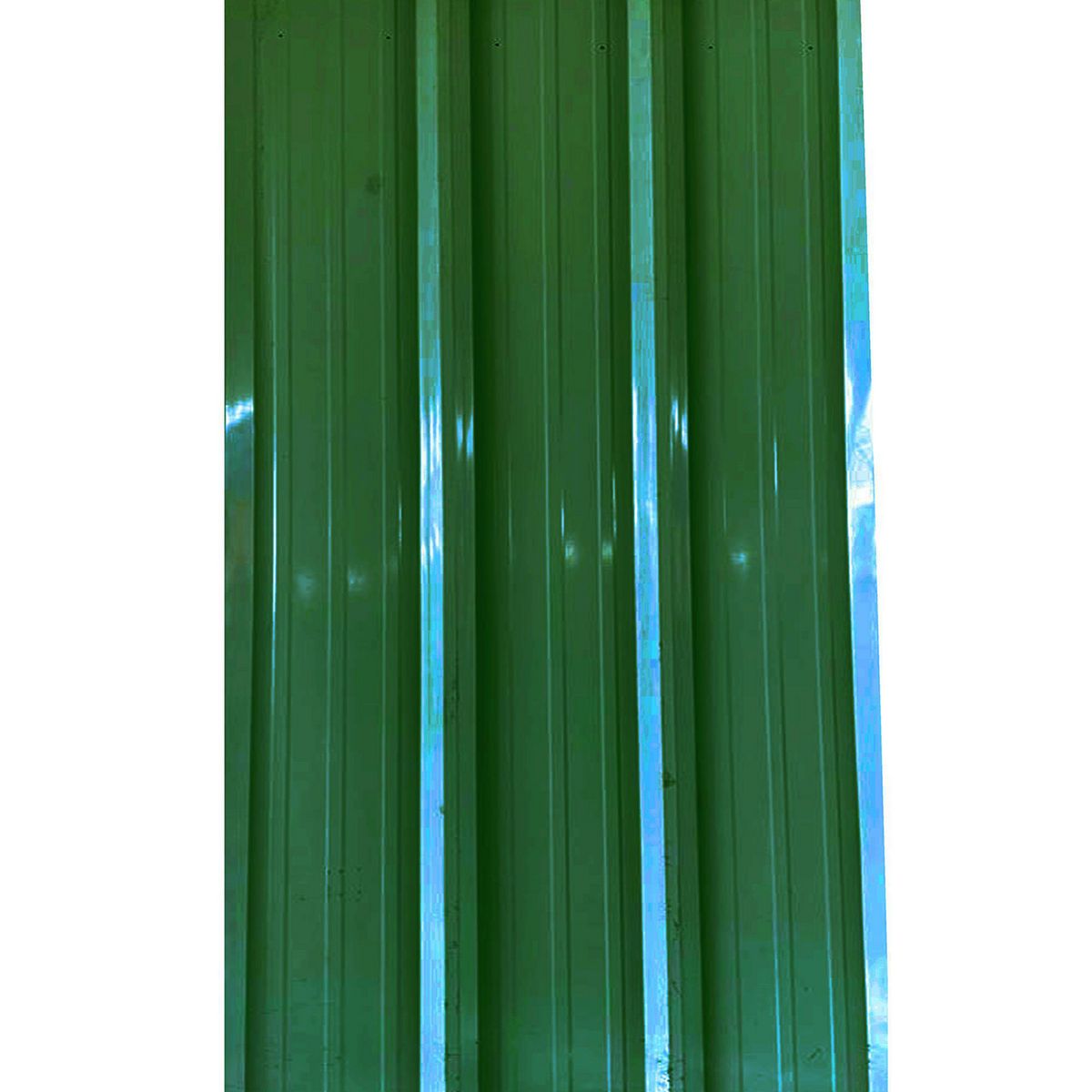 GENERICO - Techo Aluzinc Verde Junco Metal 1x3.6mx0.3mm