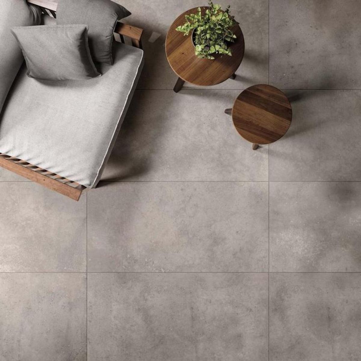  - Porcelanato Gris 60x120cm 2,88m2 Gaia Grey Mate