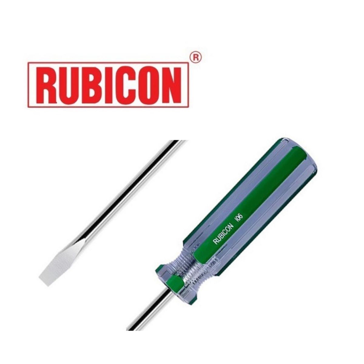 JEEP - Destornillador Plano 6''x5/16'' Rubicon