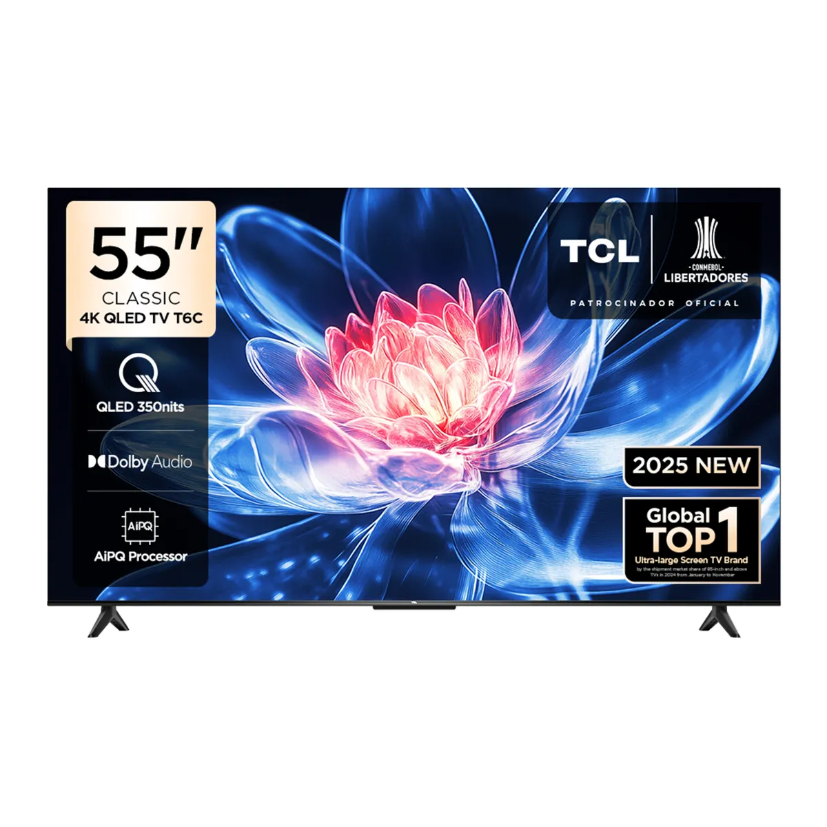 TCL - Televisor Smart TV TCL 55" 4K QLED Google TV 55T6C