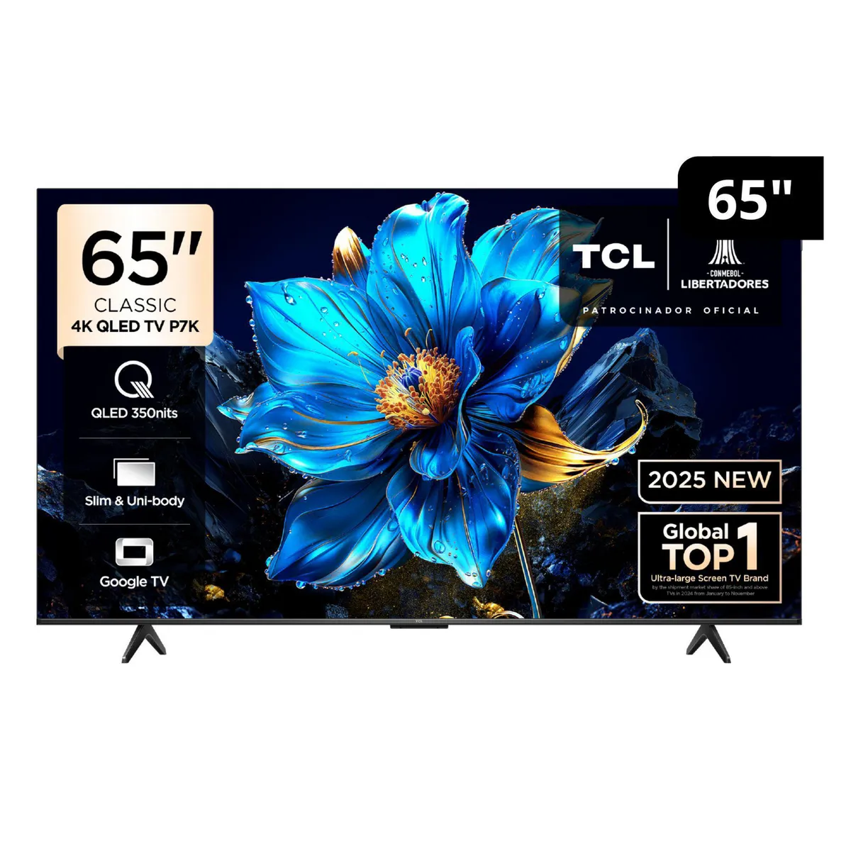 TCL - Televisor Smart TV TCL 65" Classic QLED 4K 65P7K