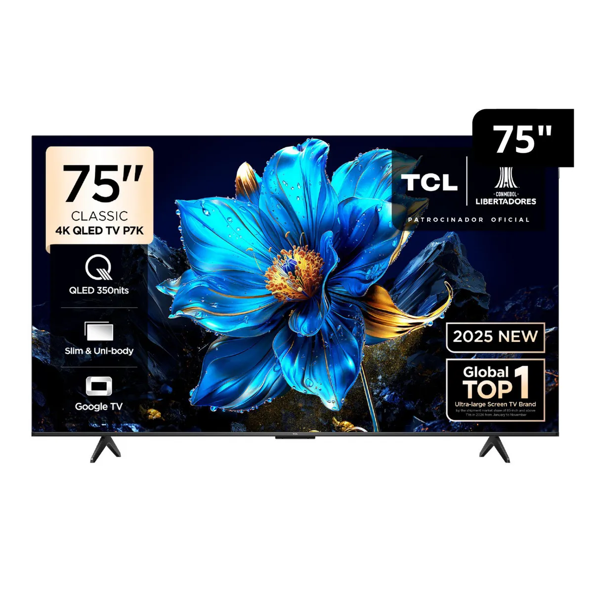 TCL - Televisor Smart TV TCL 75" Classic QLED 4K 75P7K