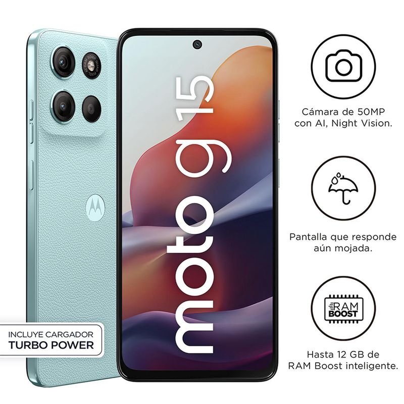 MOTOROLA - Motorola G15 4Gb+512Gb Celeste
