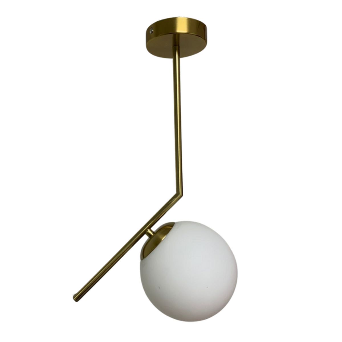 GZ LIGHTING - Lámpara Colgante de Techo 1 Luz Elene Dorada