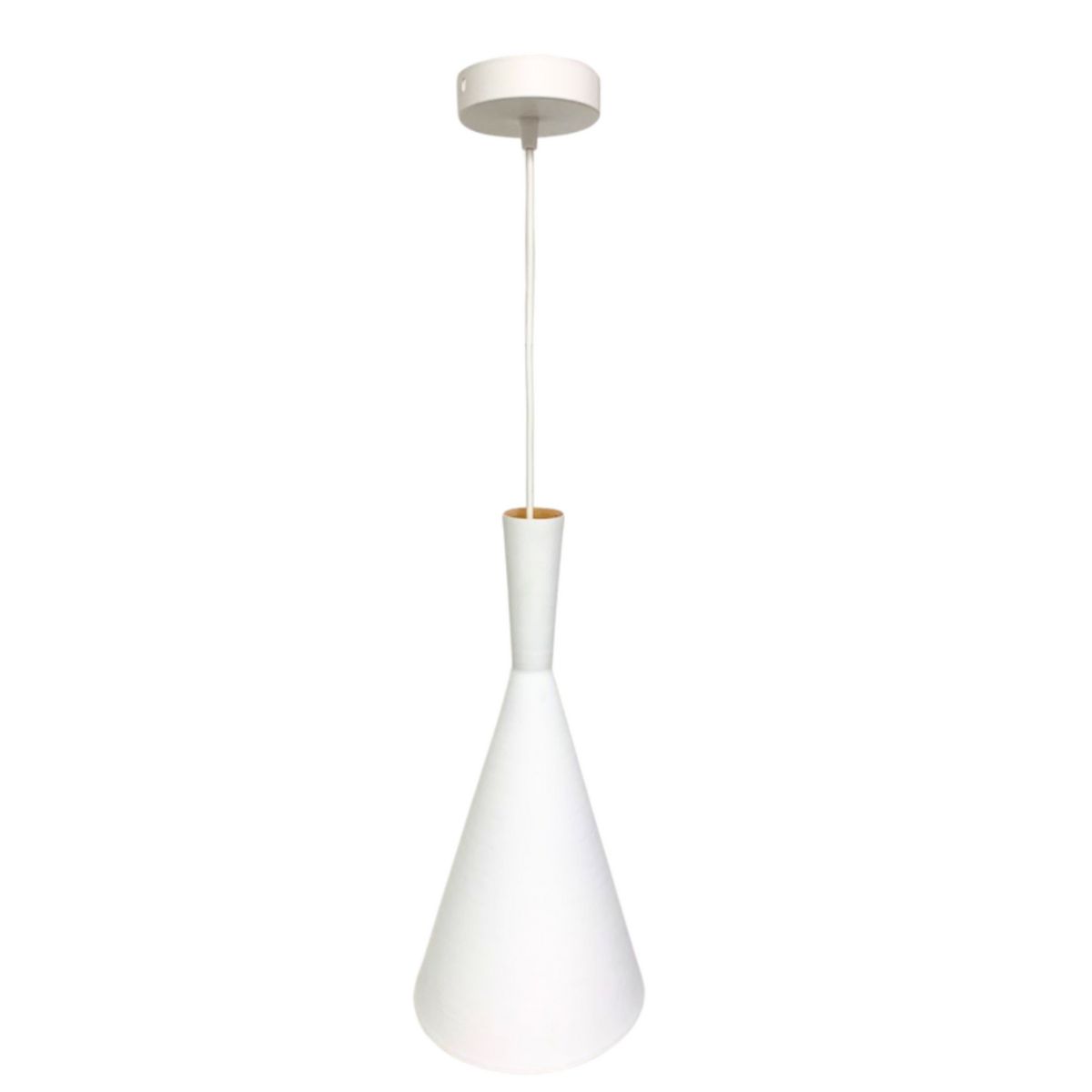 GZ LIGHTING - LÁMPARA COLGANTE ALLISON 1L E27 BLANCA
