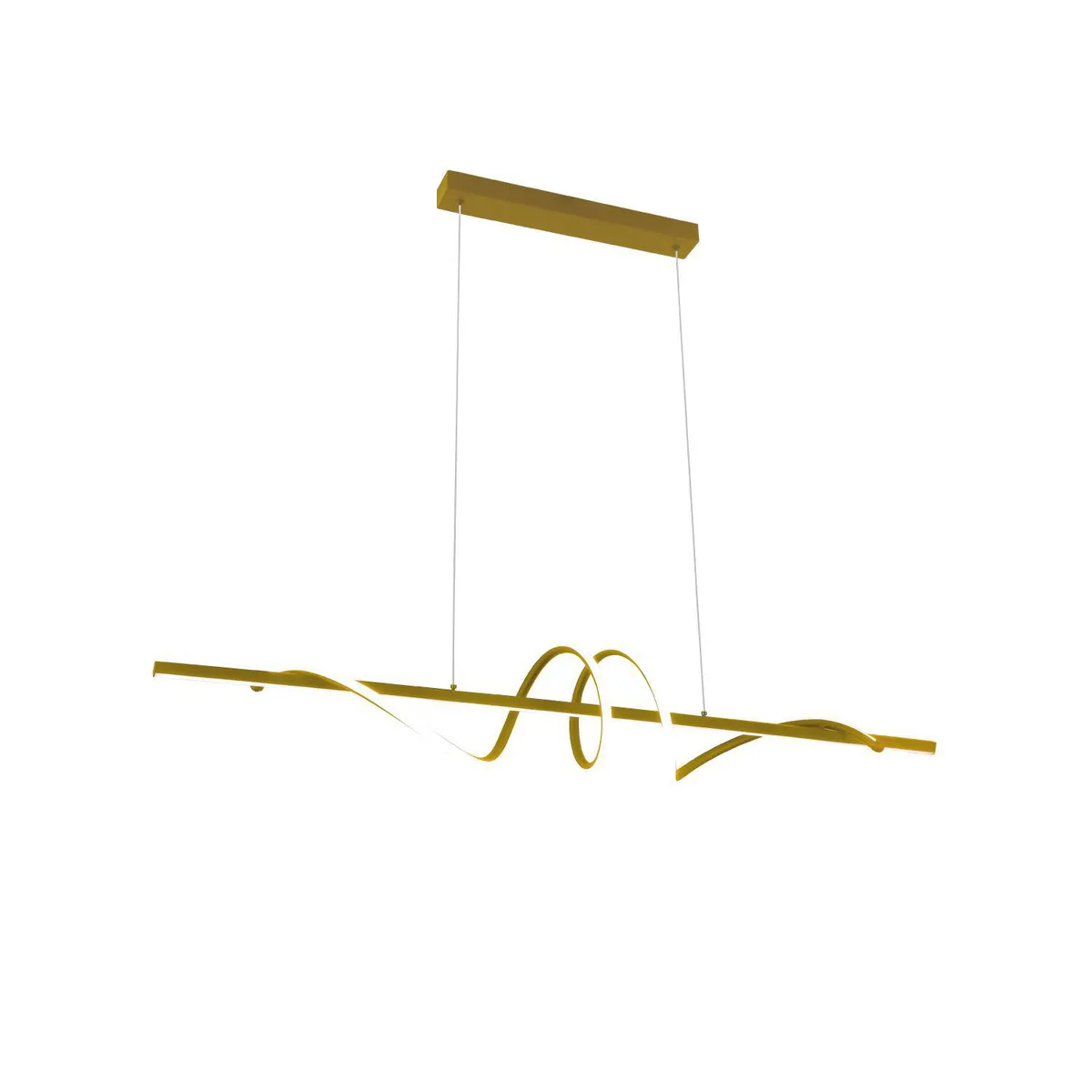 LIGHTECH - LÁMPARA COLGANTE LED ELIPSE 59W LC GOLD